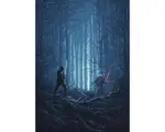 Hornbach Fototapete Vlies IADX4-003 Into Adventure Star Wars Wood Fight 4-tlg. 200 x 280 cm