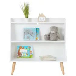 Regal Naturfarben, Weiß