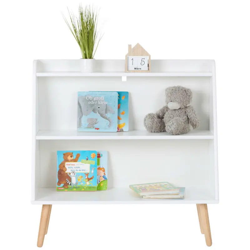 Regal Naturfarben, Weiß