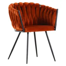 Armlehnstuhl in Samt