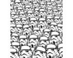 Hornbach Fototapete Vlies IADX5-015 Into Adventure Star Wars Stormtrooper Swarm 5-tlg. 250 x 280 cm