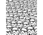Hornbach Fototapete Vlies IADX5-015 Into Adventure Star Wars Stormtrooper Swarm 5-tlg. 250 x 280 cm