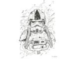 Hornbach Poster Star Wars Pilot Drawing 30x40 cm