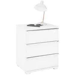 Nachtk&auml;stchen in Wei&szlig;