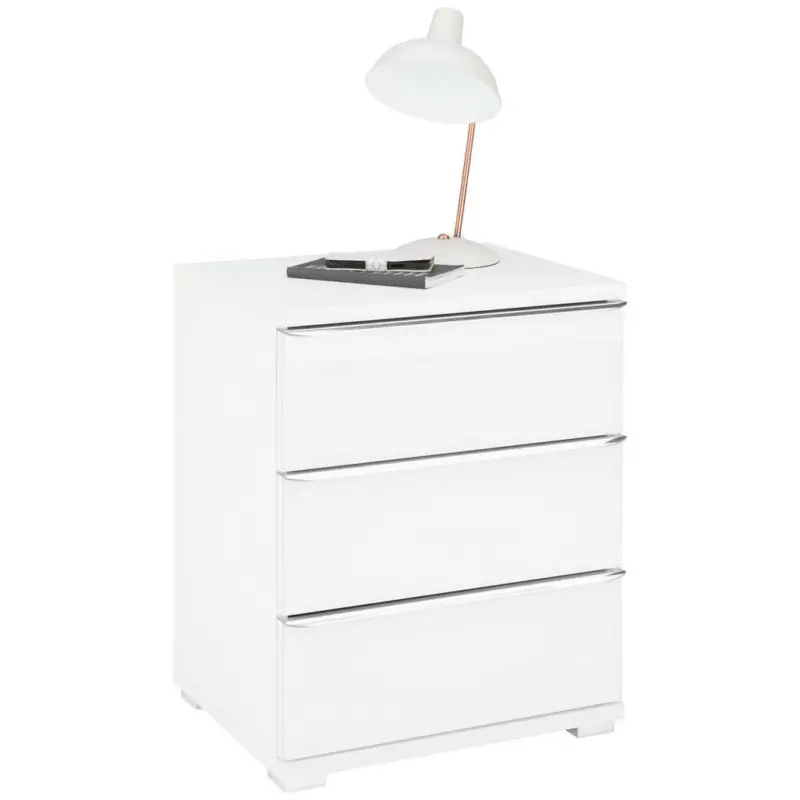 Nachtk&auml;stchen in Wei&szlig;