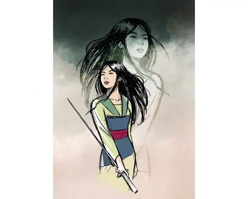 Fototapete Vlies IADX4-083 Into Adventure Brave Mulan 4-tlg. 200 x 280 cm