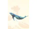 Hornbach Fototapete Vlies IAX4-0012 Into Adventure Whale Voyage 4-tlg. 200 x 280 cm