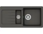 Hornbach Spüle Schock Typos D-150S U Unterbau 435x860 mm asphalt
