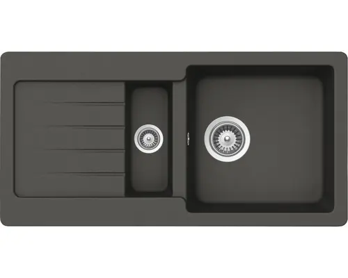 Spüle Schock Typos D-150S U Unterbau 435x860 mm asphalt