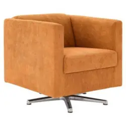 Designsessel in Kord Orange