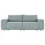 XXXLutz Lauterach - Ihr M&ouml;belhaus bei Bregenz Zweisitzer-Sofa in Webstoff Hellblau