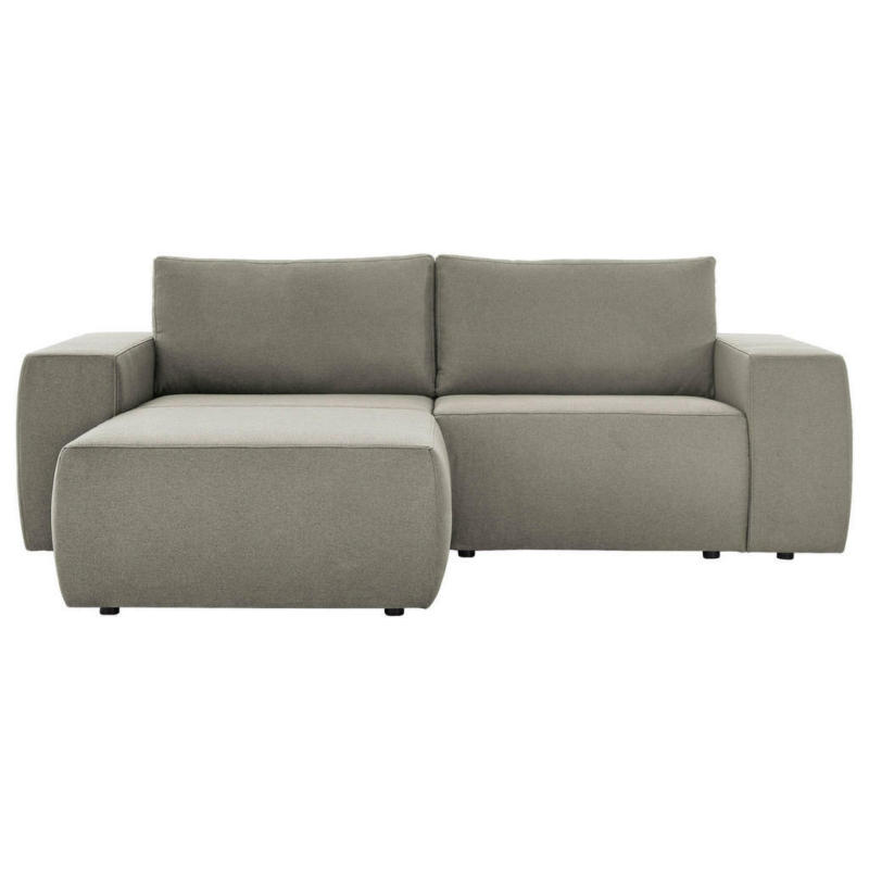 Ecksofa in Webstoff Braun