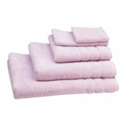 Asciugamano ospite NATURE C2C, cotone, rosa