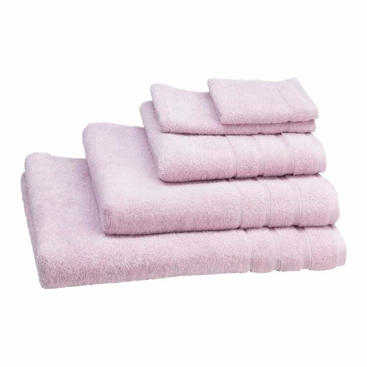 Asciugamano ospite NATURE C2C, cotone, rosa