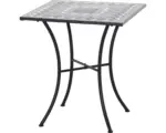 Hornbach Bistrotisch Siena Garden Como 64 x 64 x 71 cm schwarz