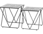 Hornbach Beistelltischset Siena Garden Como, 51 x 51 x 56 cm