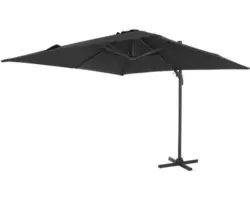 Ampelschirm Siena Garden Califorina 300 x 300 cm anthrazit