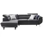 XXXLutz Lauterach - Ihr M&ouml;belhaus bei Bregenz Ecksofa in Webstoff Dunkelgrau
