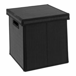 Aufbewahrungsbox BASIC, Holz, schwarz