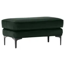 Hocker in Textil Grün