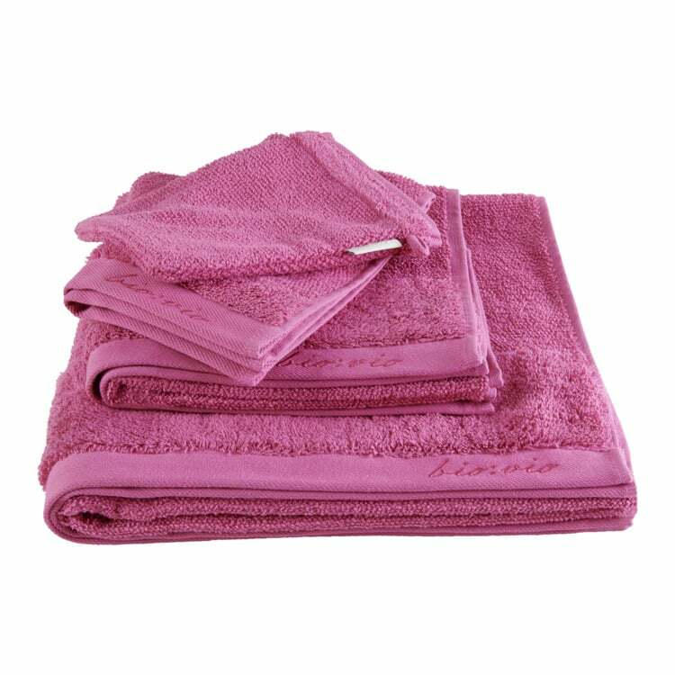 Handtuch BONITA, Biobaumwolle, pink