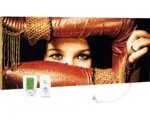 Hornbach Infrarot Bildheizung Marmony Arabic Eyes 83003 100x40 cm 800 Watt