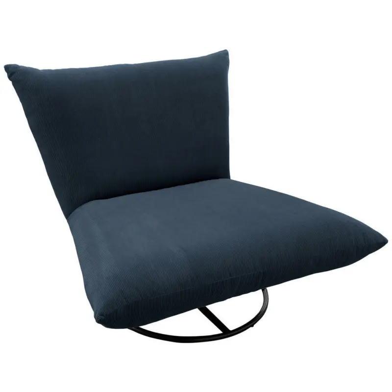 Relaxsessel in Textil Dunkelblau