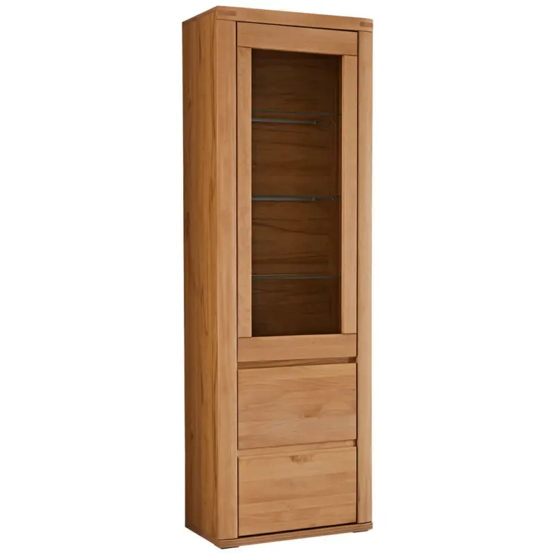 Vitrine in massiv Kernbuche Kernbuche