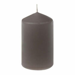 Bougie cylindrique LIGHTS, cire, gris