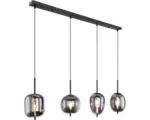 Hornbach Pendelleuchte E14 BLACKY 40 W LxBxH: 1000x185x1200 mm IP 21 schwarz