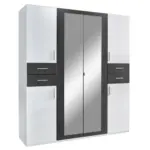 XXXLutz Lauterach - Ihr Möbelhaus bei Bregenz Drehtürenschrank in Graphitfarben, Weiß
