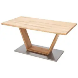 Esstisch in Holz, Metall, Holzwerkstoff 160/90/77 cm