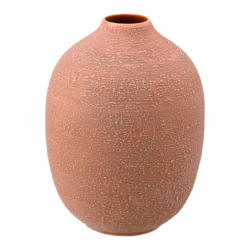 Vase décoratif FEEL, céramique, saumon