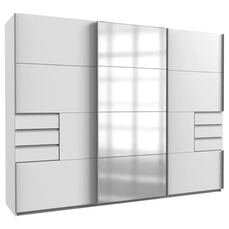 Schwebet&uuml;renschrank in Wei&szlig;