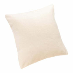 Fodera per cuscino decorativo BIOVIO-Fleece, cotone bio, off-white