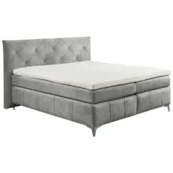 Boxspringbett 180/200 cm in Grau