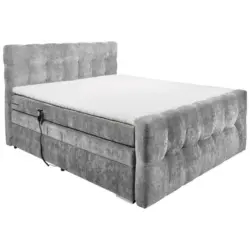 Boxspringbett 180/200 cm in Grau