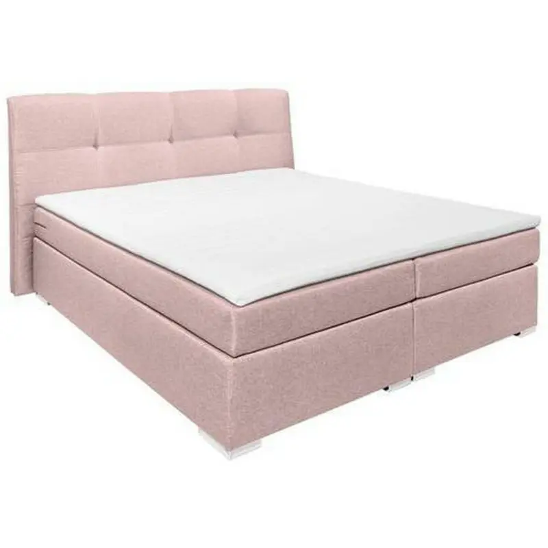 Boxspringbett 180/200 cm in Rosa
