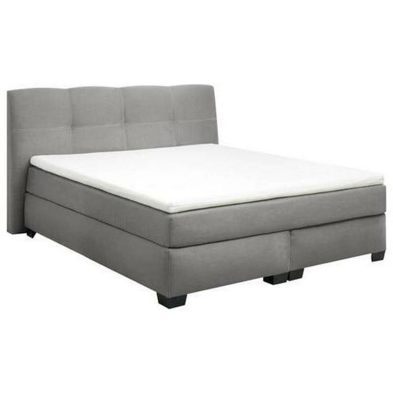 Boxspringbett 180/200 cm in Grau