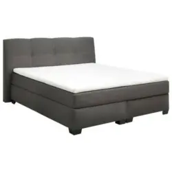 Boxspringbett 180/200 cm in Anthrazit