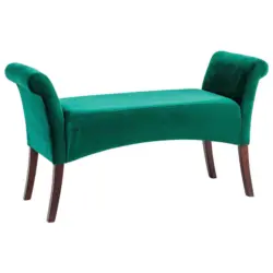 Sitzbank in Textil Grün