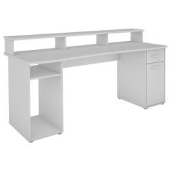 Schreibtisch 180/65/93 cm in Weiß