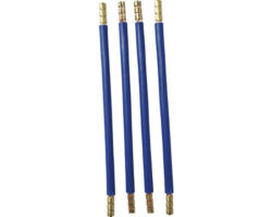 Kabelbrücke 123 mm / 6 mm², 4er Pack, blau