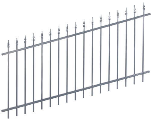 Zaunfeld ALBERTS Chaussee verstellbar Aluminium 200 x 100 cm anthrazit