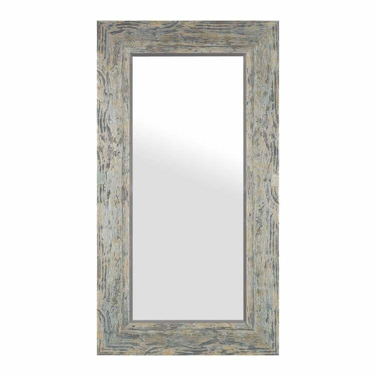 Specchio ATTIC, legno, marrone/argento