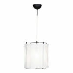 Pfister Lampe à suspension BOHONITO, matériau composite, blanc/noir