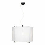 Pfister Lampe à suspension BOHONITO, matériau composite, blanc/noir
