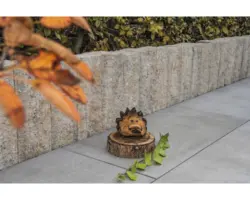 Rechteckpalisade iMount Pass muschelkalk 15 x 12,5 x 105 cm