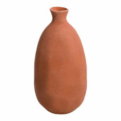 Vase décoratif BOTELLA, céramique, terracotta