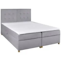 Boxspringbett 180/200 cm in Grau